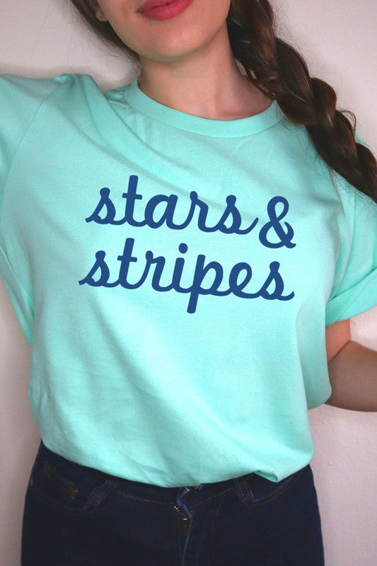 Stars & Stripes Graphic T Shirts