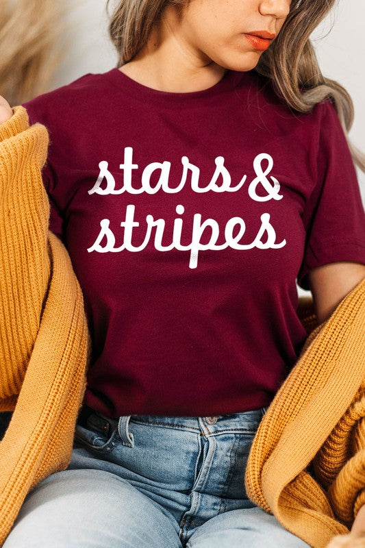 Stars & Stripes Graphic T Shirts