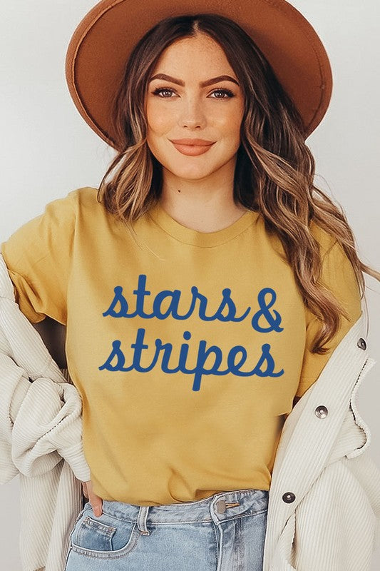 Stars & Stripes Graphic T Shirts