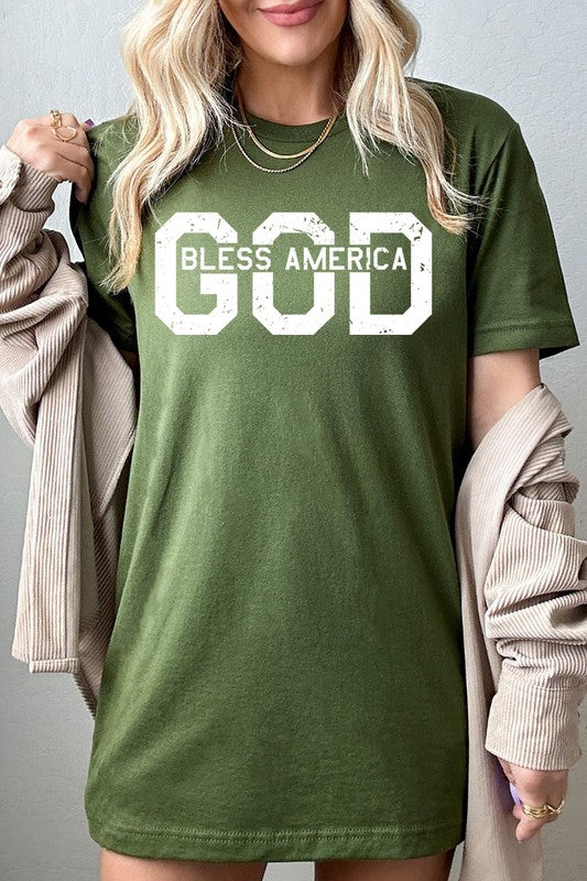 God Bless America Graphic T Shirts
