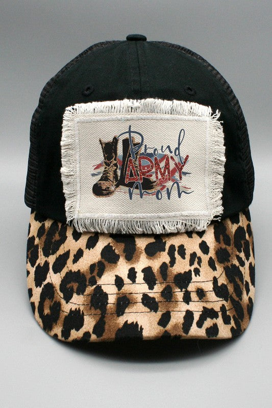 Patriotic Proud Army Mom Hat