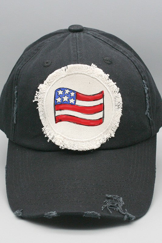 Patriotic American Flag Hat