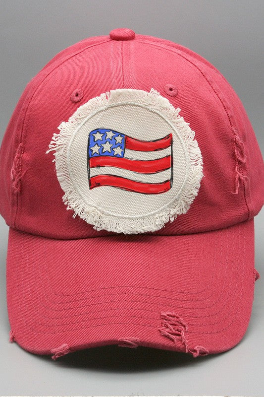 Patriotic American Flag Hat