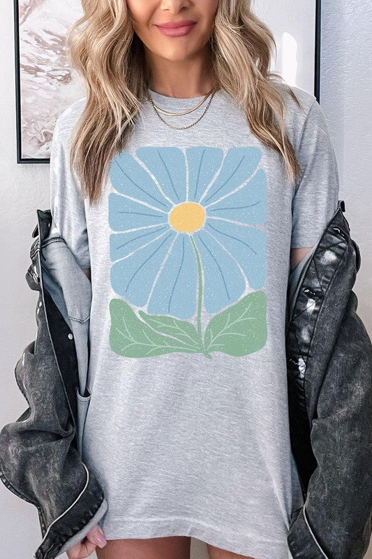 Boho Abstract Floral  Graphic T Shirts