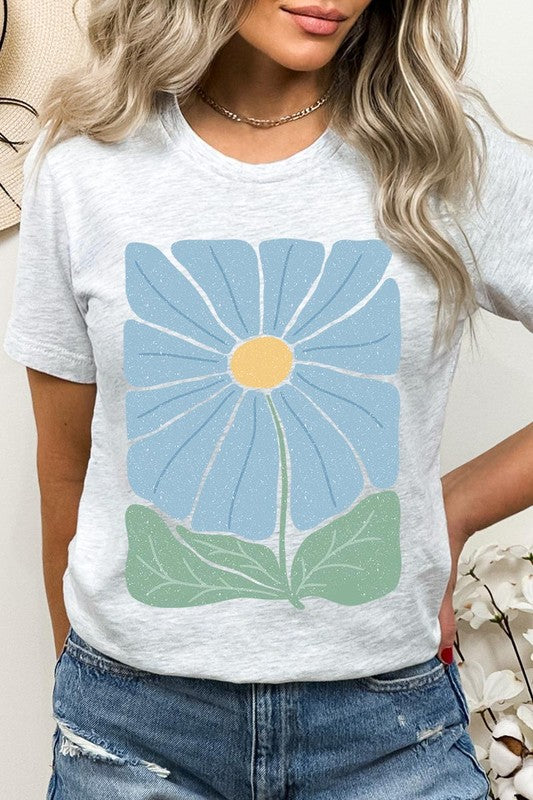 Boho Abstract Floral  Graphic T Shirts