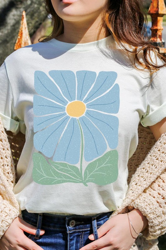 Boho Abstract Floral  Graphic T Shirts