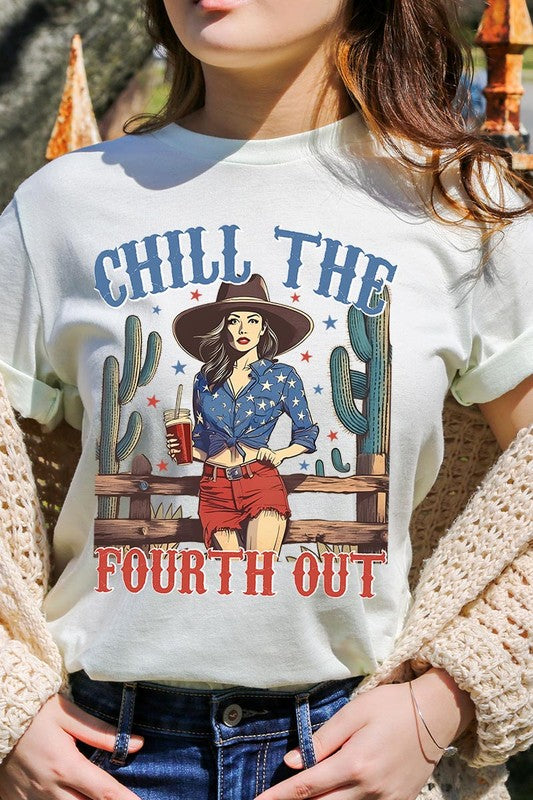 Chill The Fourth Out Graphic T Shirts