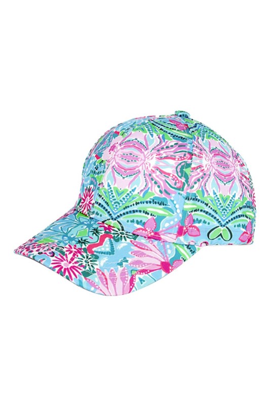 Floral Print Fashion Baseball Cap