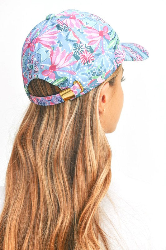 Floral Print Fashion Baseball Cap