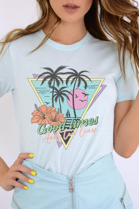 Good Times and Tan Lines Graphic T Shirts