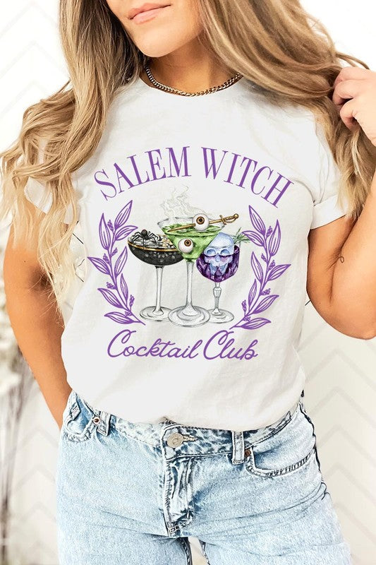Salem Witchy Cocktail Club Graphic T Shirts