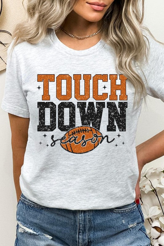 Touchdown Football Season Graphic T Shirts