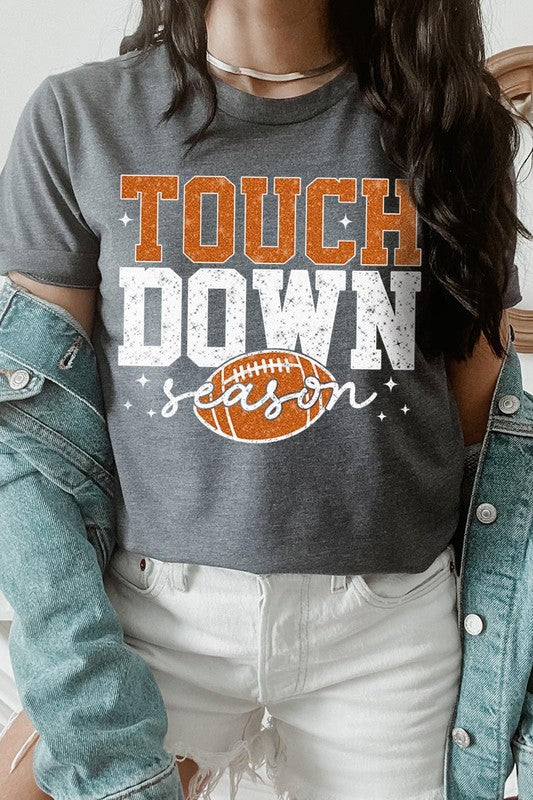 Touchdown Football Season Graphic T Shirts