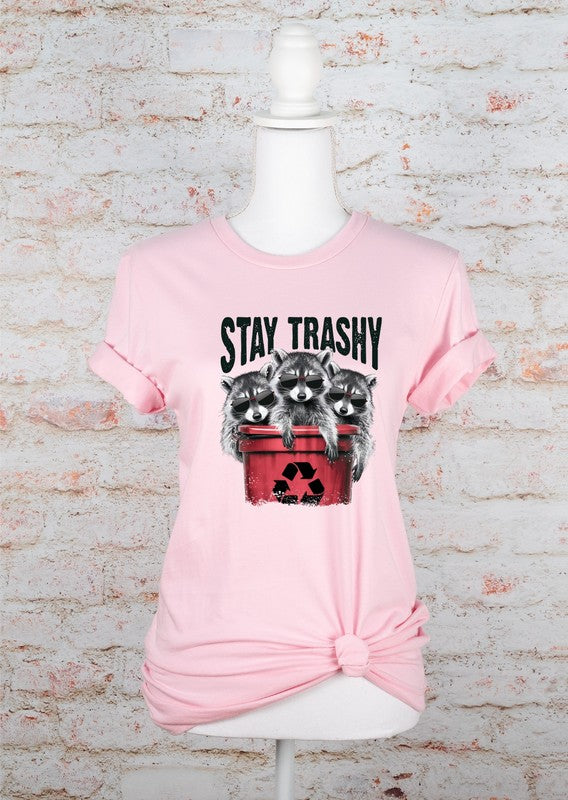 Stay Trashy Raccoon Softstyle Tee