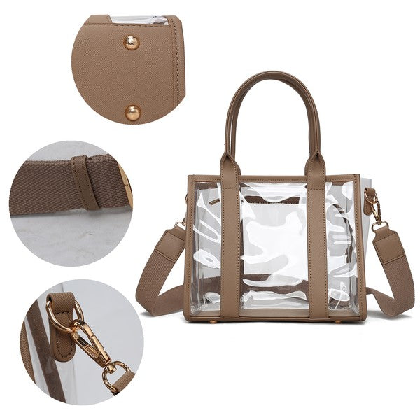 MKF Tatiana Clear Women's Tote bag by Mia K