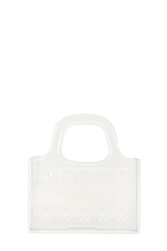 JADORE Top Handle Crossbody Jelly Bag