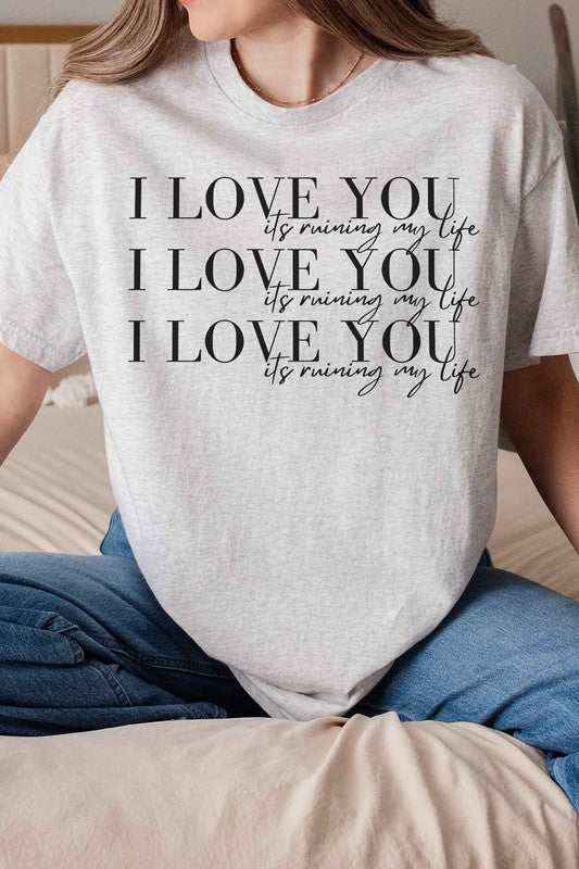 I LOVE YOU GRAPHIC TEE