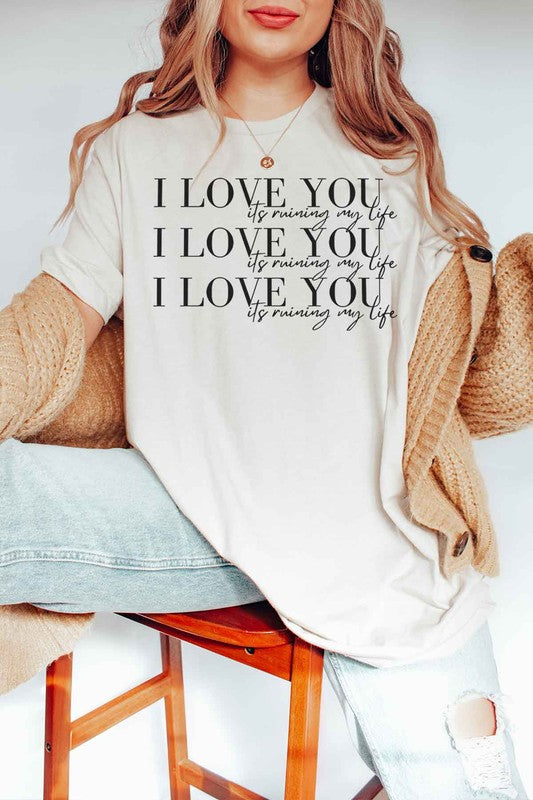 I LOVE YOU GRAPHIC TEE