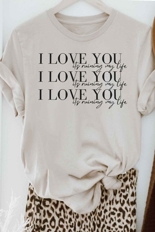 I LOVE YOU GRAPHIC TEE