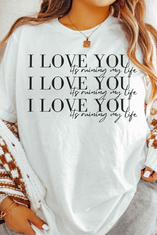 I LOVE YOU GRAPHIC TEE