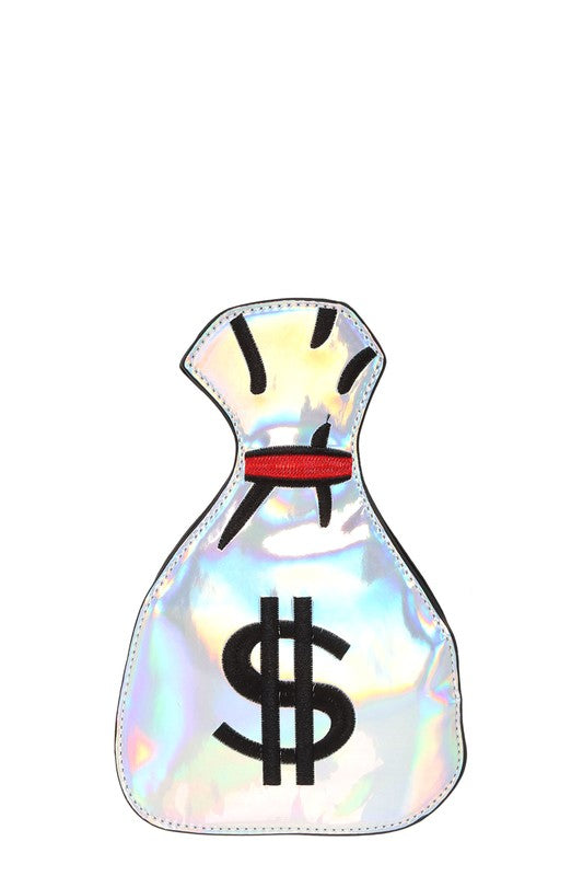 Hologram Money Clutch Bag