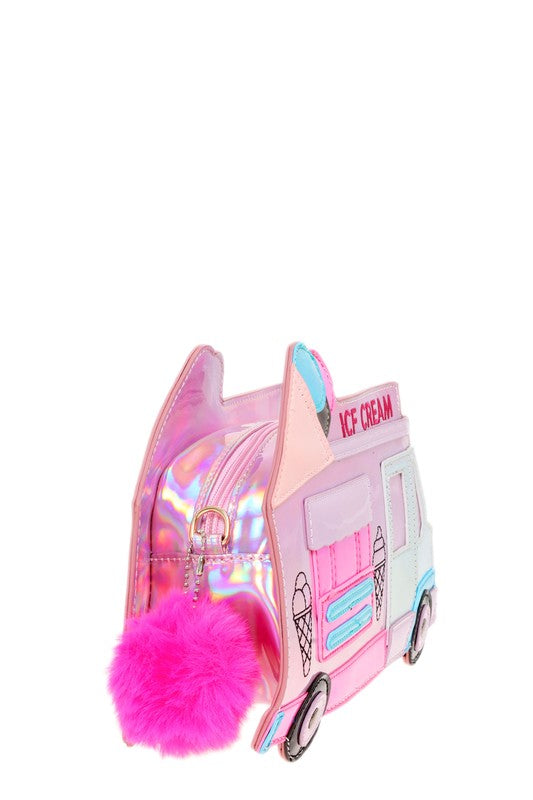 Holographic Ice Cream Truck Novelty Bag