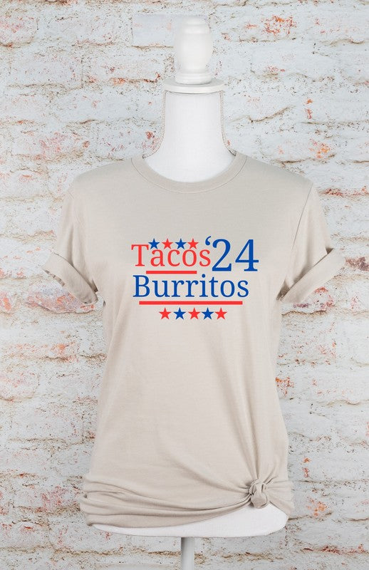 Tacos Burritos President Softstyle Graphic Tee