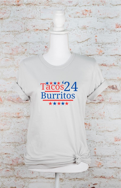 Tacos Burritos President Softstyle Graphic Tee