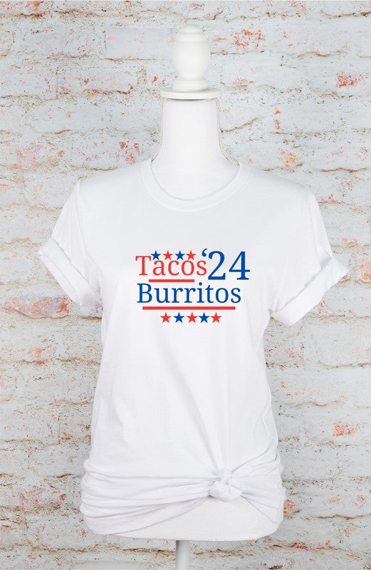 Tacos Burritos President Softstyle Graphic Tee