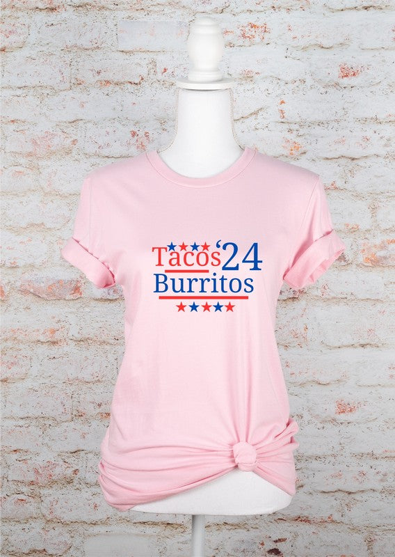 Tacos Burritos President Softstyle Graphic Tee