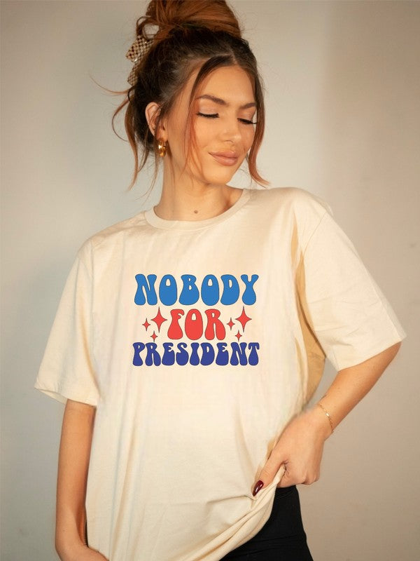 Nobody for President Softstyle Graphic Tee