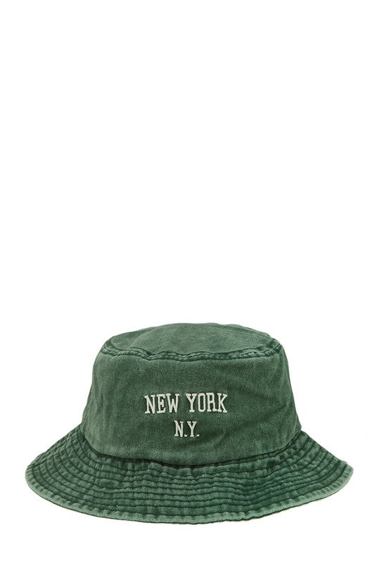 NEW YORK 3D Pigment Bucket Hat