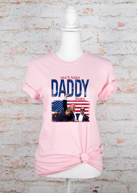 Can't Take Daddy Down Trump Softstyle Graphic Plus Size Tee T-Shirt