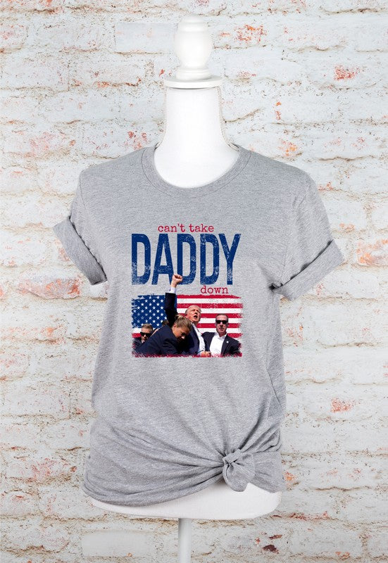 Can't Take Daddy Down Trump Softstyle Graphic Plus Size Tee T-Shirt