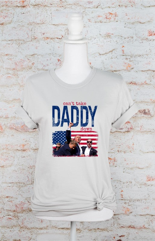 Can't Take Daddy Down Trump Softstyle Graphic Plus Size Tee T-Shirt