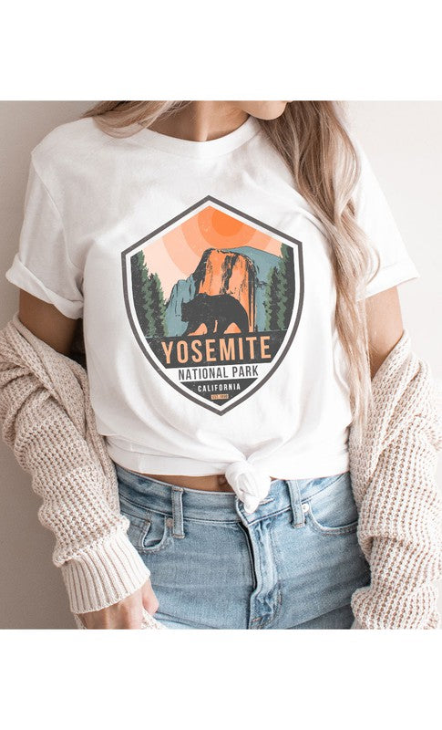 Vintage Yosemite National Park Graphic Tee T-Shirt