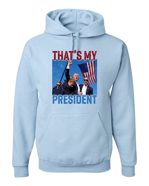 That's My President Trump Graphic Hoodie Plus Size