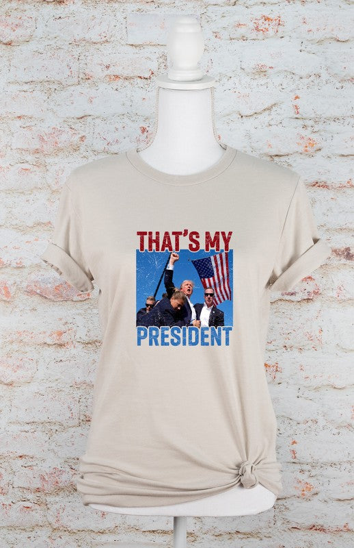 That's My President Trump Softstyle Graphic Tee T-Shirt