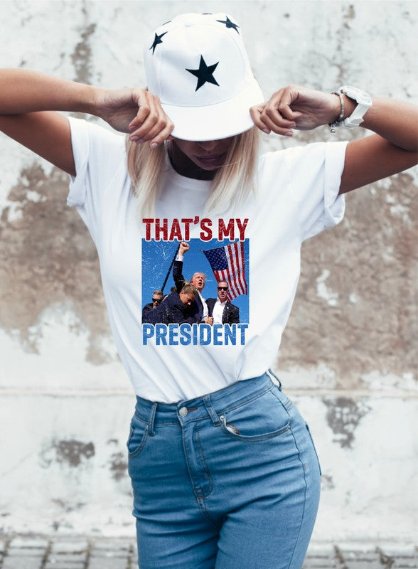 That's My President Trump Softstyle Graphic Tee T-Shirt