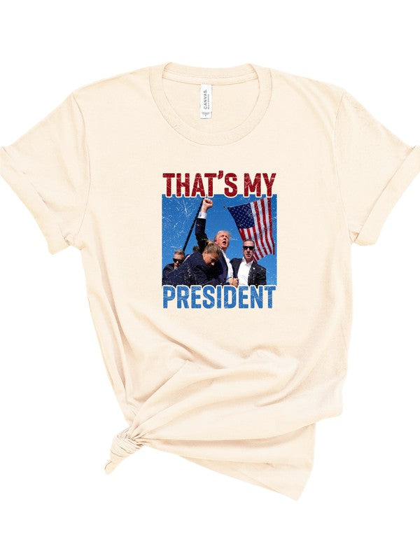 That's My President Trump Softstyle Graphic Tee T-Shirt