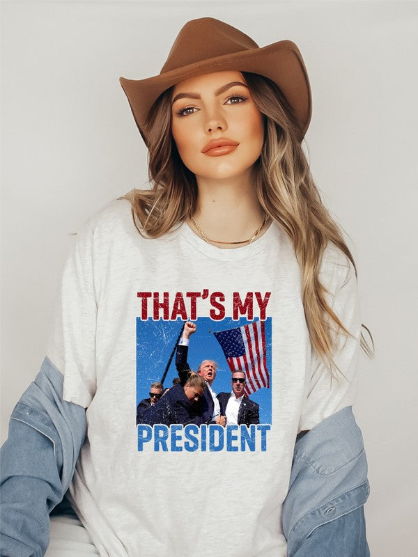 That's My President Trump Softstyle Graphic Tee T-Shirt