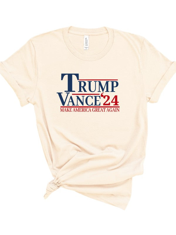 Trump Vance 2024 Softstyle Graphic Tee T-Shirt