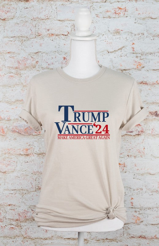 Trump Vance 2024 Softstyle Graphic Tee T-Shirt