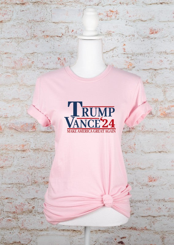 Trump Vance 2024 Softstyle Graphic Tee T-Shirt