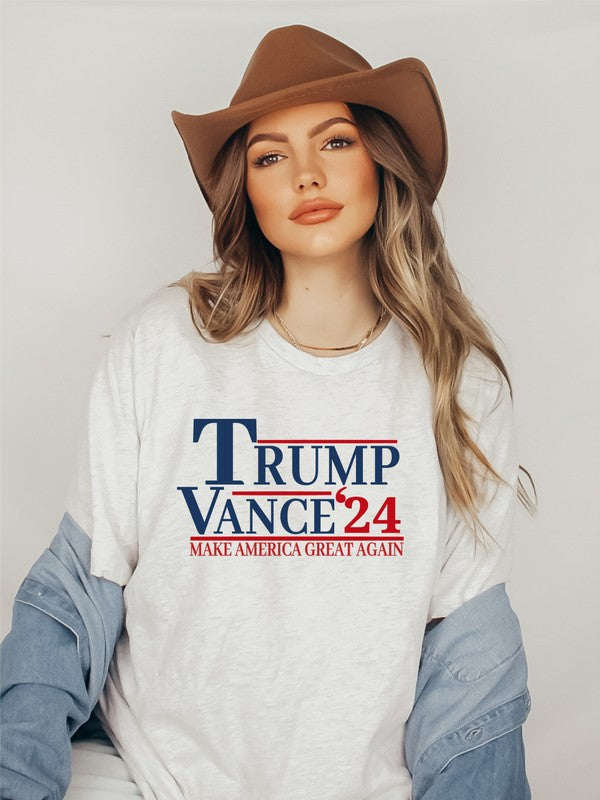 Trump Vance 2024 Softstyle Graphic Tee T-Shirt