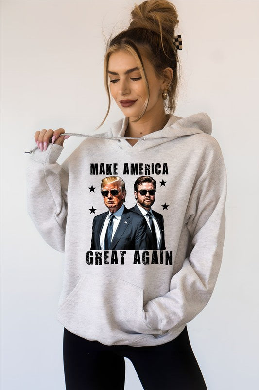 Make America Great Again Graphic Hoodie Plus Size