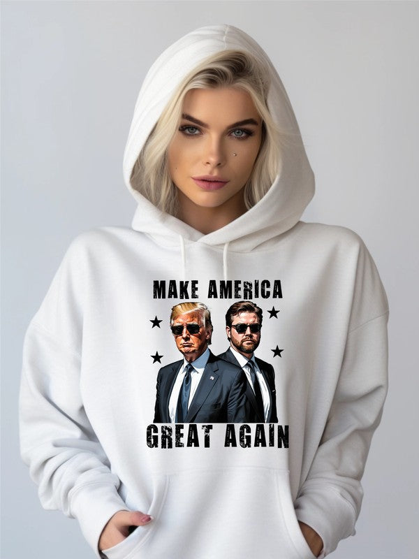 Make America Great Again Graphic Hoodie Plus Size