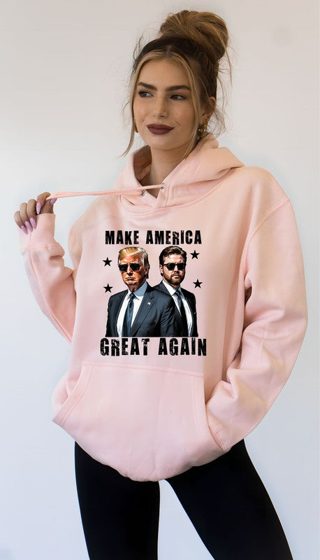 Make America Great Again Graphic Hoodie Plus Size