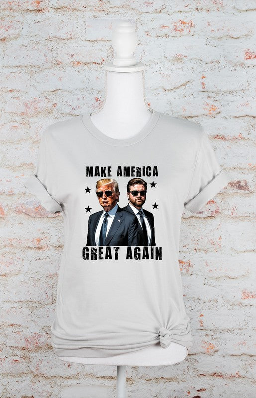 Make America Great Again Trump Vance Graphic Tee Plus Size