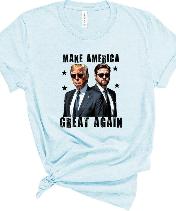 Make America Great Again Trump Vance Graphic Tee Plus Size